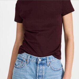 NWT Theory tee size small currant color